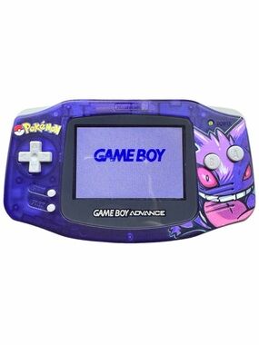 NINTENDO Game Boy Advance Console Modded with IPS backlit screen Purple Pokemon